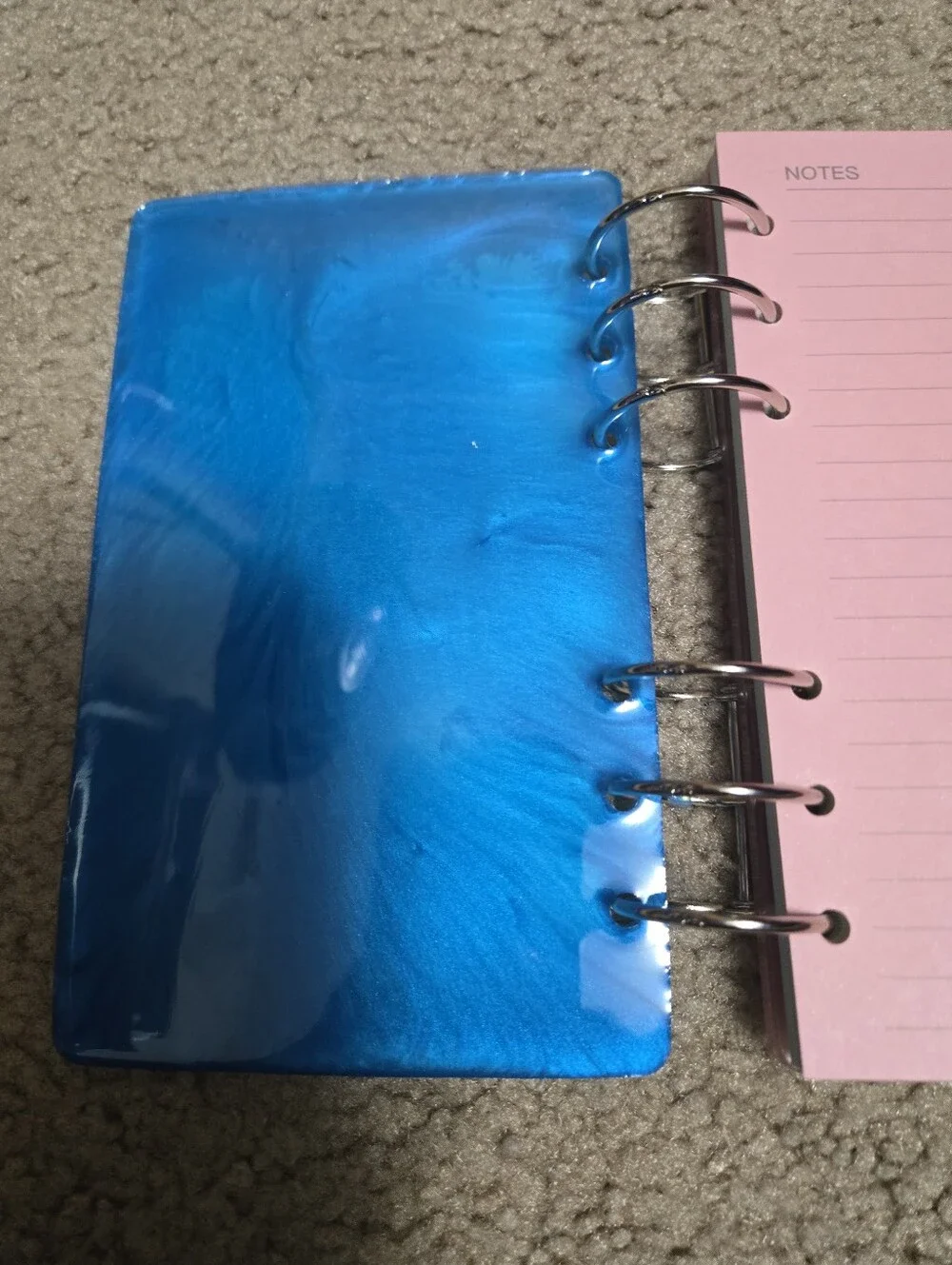 Resin A6 Notebook Handmade Sunflower Skull Journal Resin200